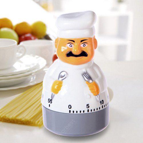 Kitchen Male Cook Design Mechanical Timer