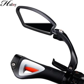 Hafny Bicycle Stainless Steel Lens Mirror MTB Handlebar Side Safety Rear View Mirror